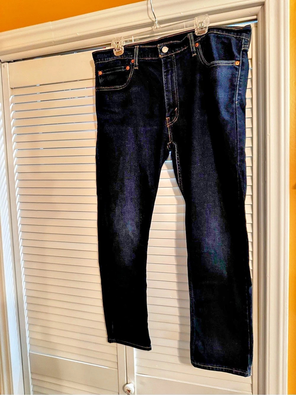 Levi's 512 Slim Taper Fit Jeans Taper Blue Jeans Waist 38